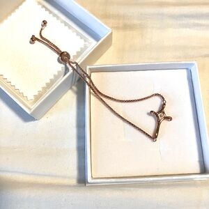 Twoowl Christian cross mustard seed Gold Bracelet